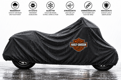 Harley Davidson Motorrad Outdoor Schutzabdeckung Regen-, Sonne- & Staubschutz