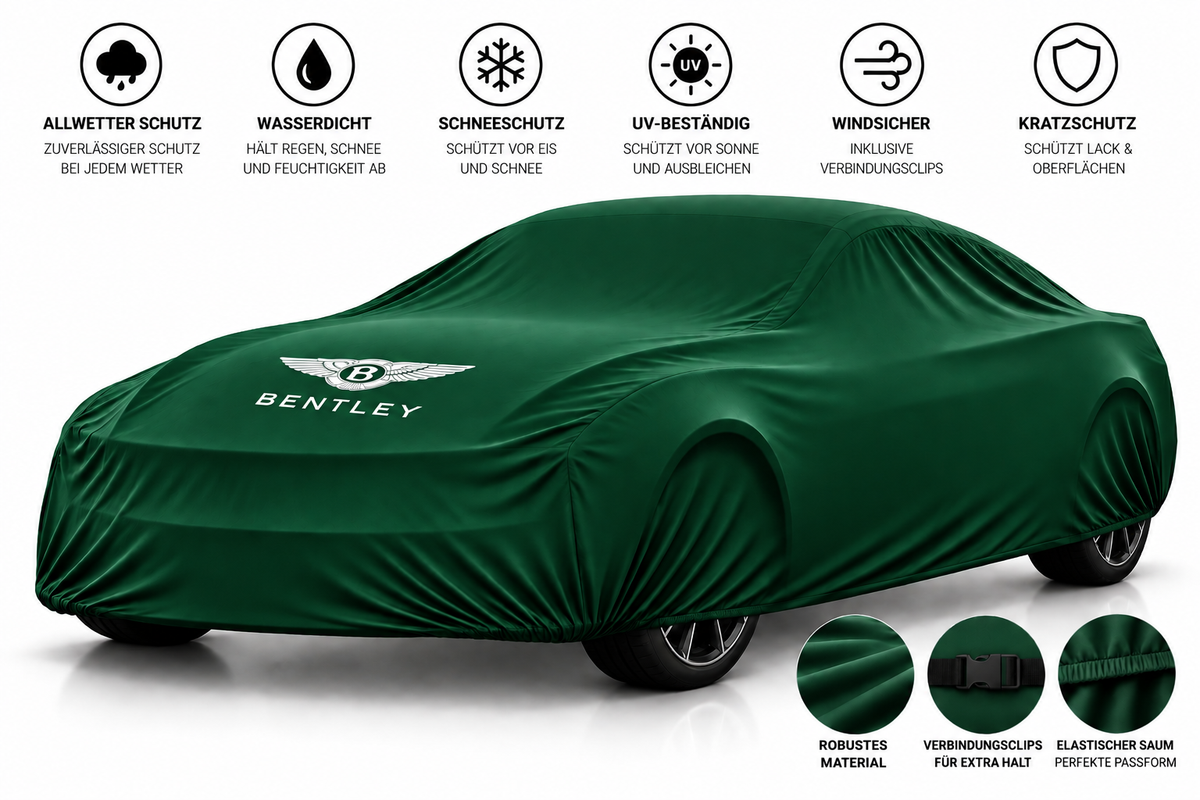 Bentley Indoor Autoabdeckung Maßgeschneidert für alle Modelle