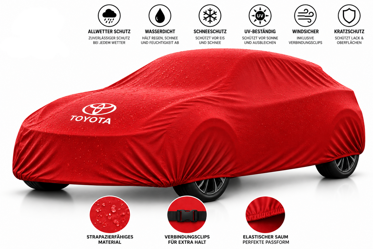 Toyota Autoabdeckung Wasserdicht & Maßgeschneidert für alle Modelle