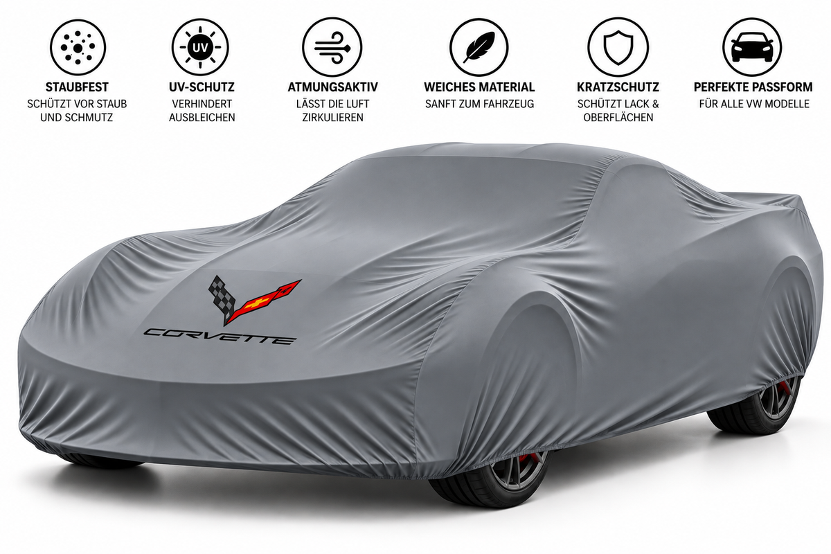 Corvette C8 Autoabdeckung Indoor & Maßgeschneidert für alle Modelle