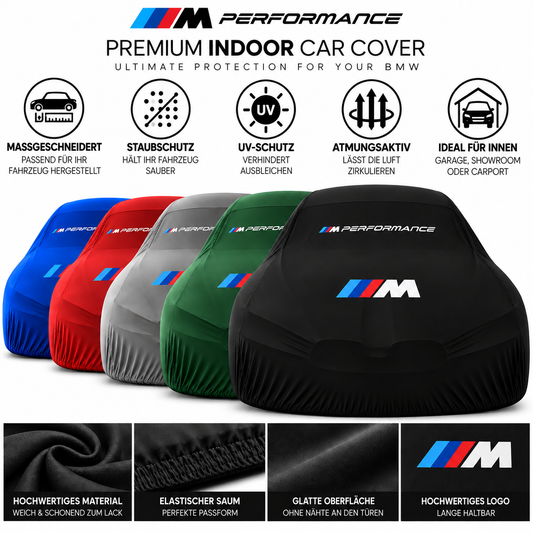 BMW M Performance Autoabdeckung Indoor & Maßgeschneidert für alle Modelle