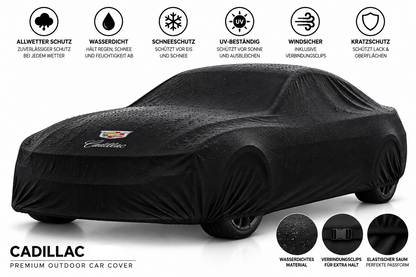 Cadillac Autoabdeckung – Wasserdicht & Maßgeschneidert für alle Modelle