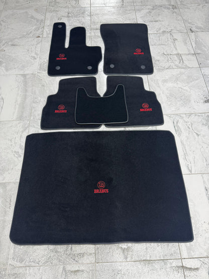 Brabus Fußmatten Set Maßgeschneidert Velour Premium Matte