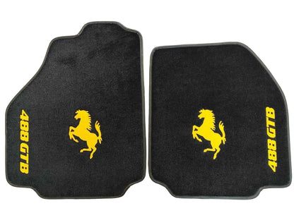 Ferrari California Fußmatten Maßgeschneidert Ferrari Velour Teppich