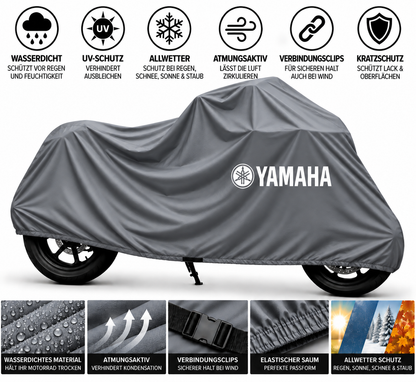 Yamaha Motorrad Outdoor Schutzabdeckung Regen-, Sonne- & Staubschutz