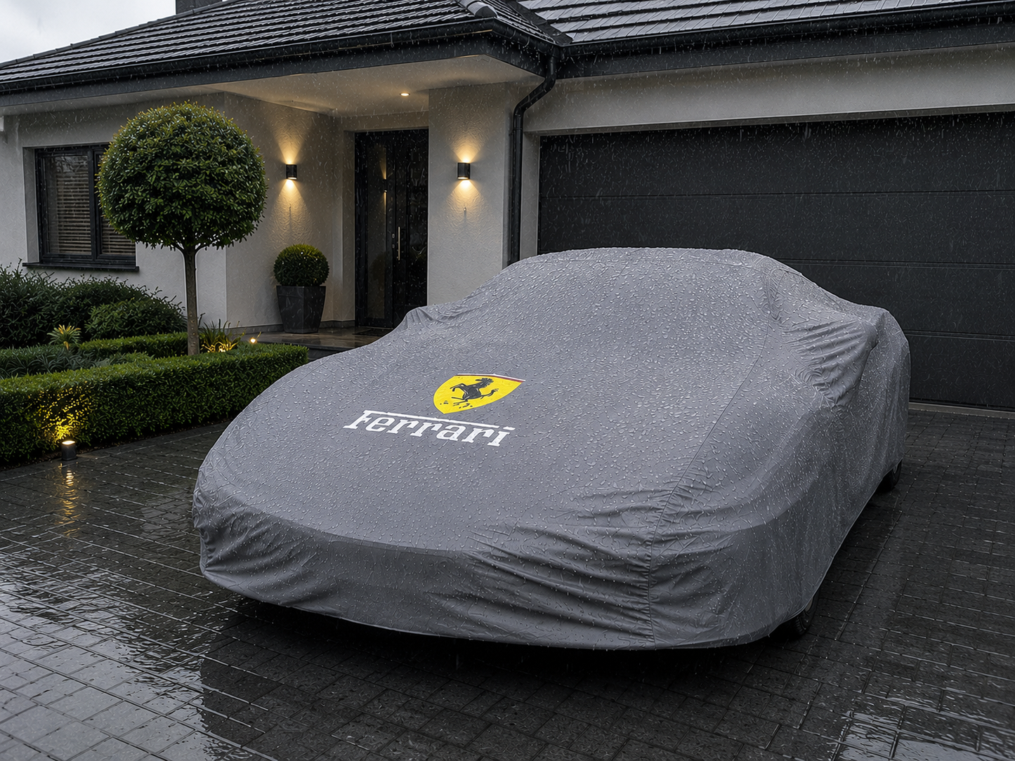 Ferrari Autoabdeckung  Wasserdicht & Maßgeschneidert für alle Modelle
