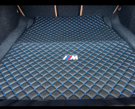 For BMW Leder Kofferraummatte
