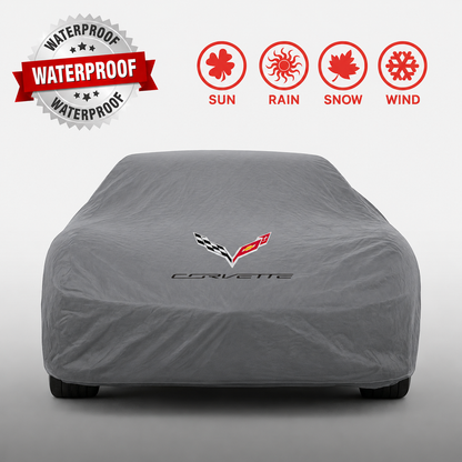 Corvette Autoabdeckung – Wasserdicht & Maßgeschneidert für alle Modelle