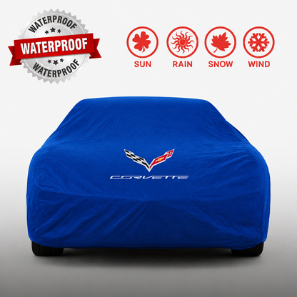 Corvette Autoabdeckung – Wasserdicht & Maßgeschneidert für alle Modelle