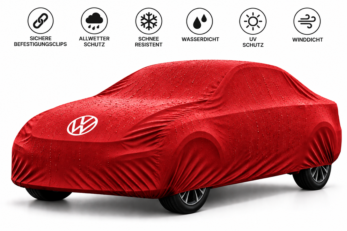 VW Autoabdeckung Wasserdicht & Maßgeschneidert für alle Modelle