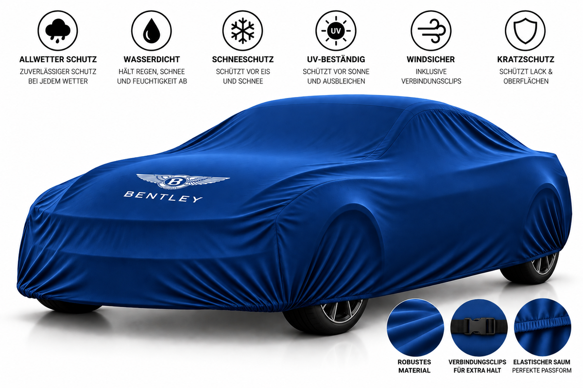 Bentley Indoor Autoabdeckung Maßgeschneidert für alle Modelle