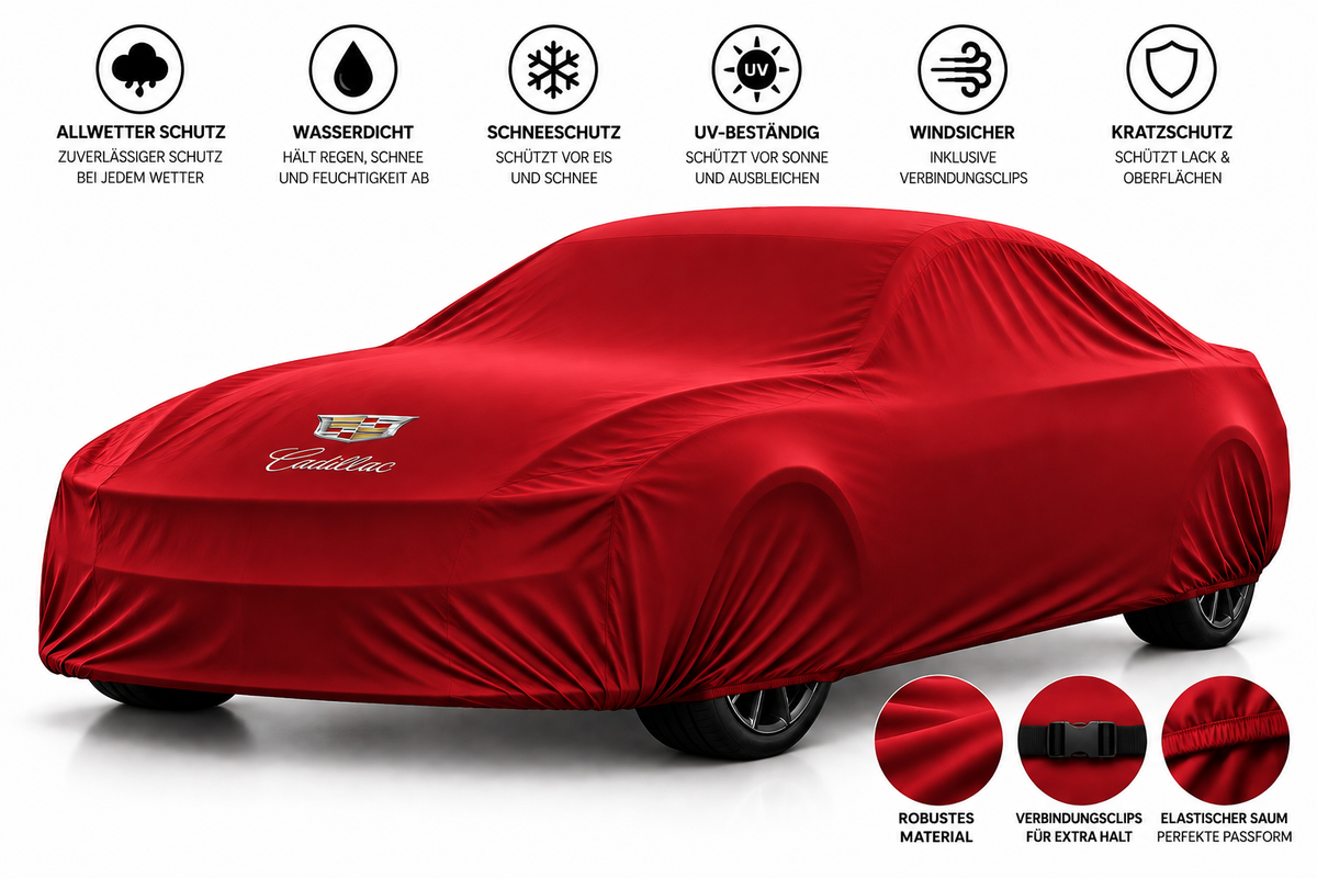Cadillac Autoabdeckung Indoor & Maßgeschneidert für alle Modelle