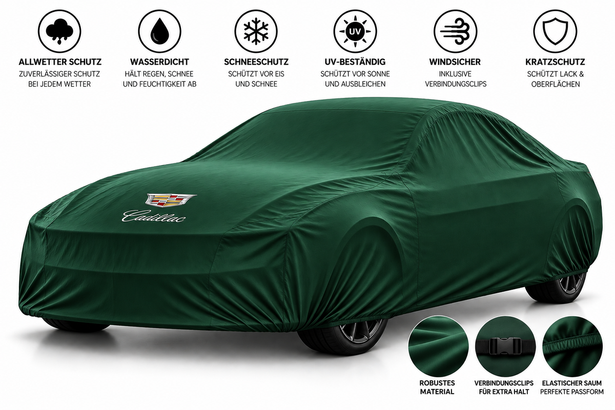 Cadillac Autoabdeckung Indoor & Maßgeschneidert für alle Modelle