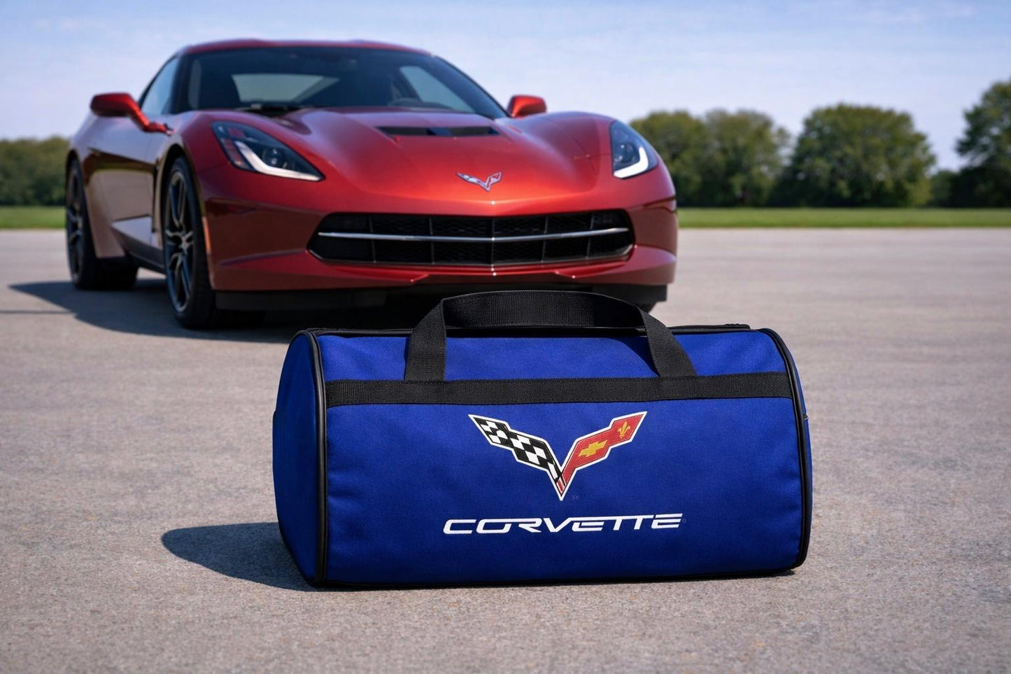 Luxury Corvette Reisetasche Kofferraum Tasche 30×50 cm