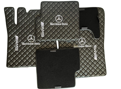 Mercedes Benz Leder Fußmatten Maßgeschneidert für alle Modelle
