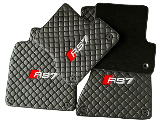 Audi RS7 Leder Fußmatten