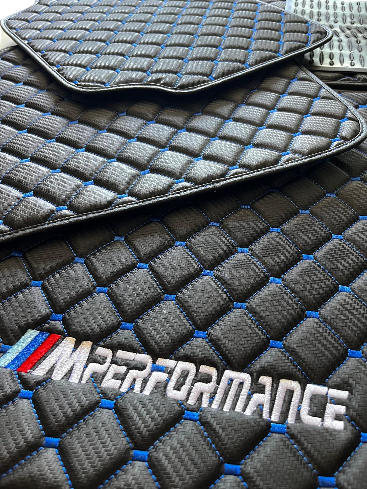 For BMW M2 Leder Fußmatten Maßgeschneidert