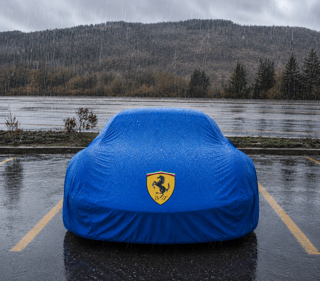 Ferrari Autoabdeckung  Wasserdicht & Maßgeschneidert für alle Modelle