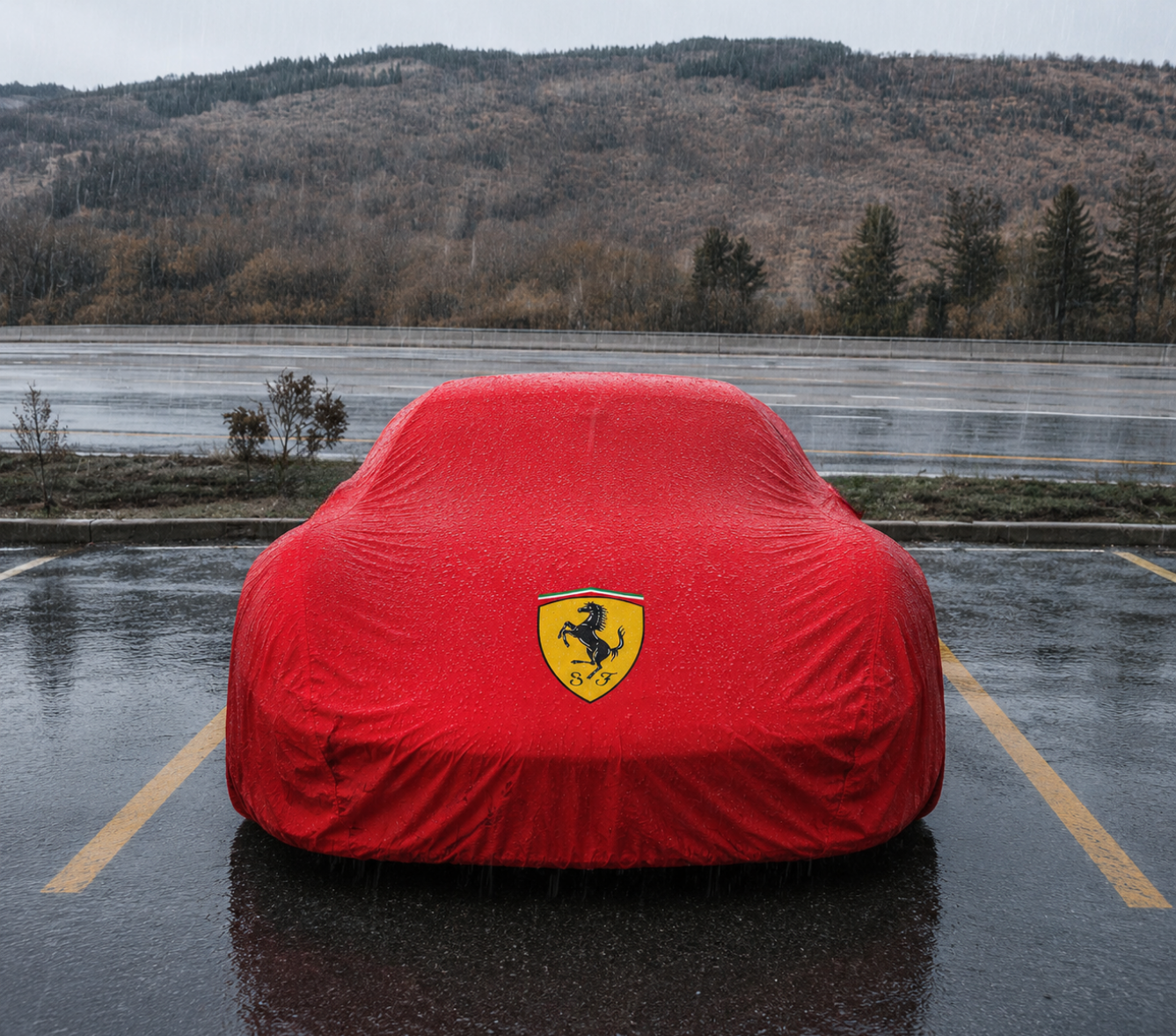 Ferrari Autoabdeckung  Wasserdicht & Maßgeschneidert für alle Modelle