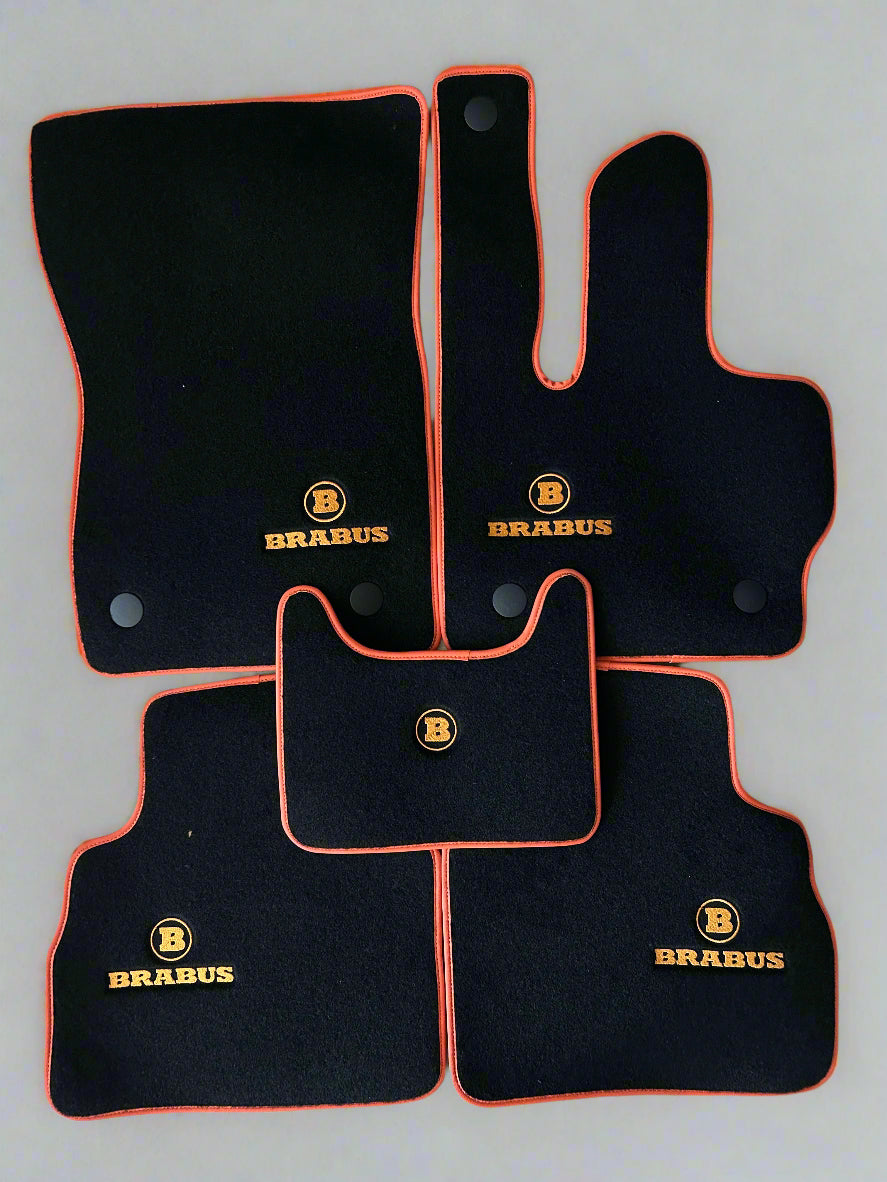 Brabus Fußmatten Set Maßgeschneidert Velour Premium Matte