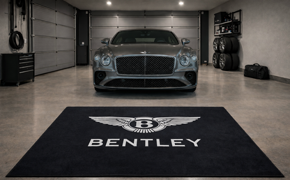 Bentley Garagen Teppich 150x220 cm Luxus Auto Teppich Garage Wohnzimmer Showroom Rug