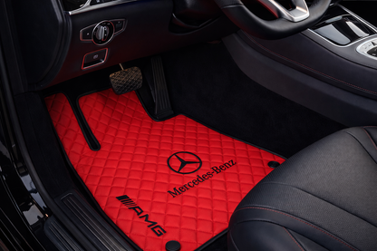 Mercedes Benz Leder Fußmatten Maßgeschneidert für alle Modelle