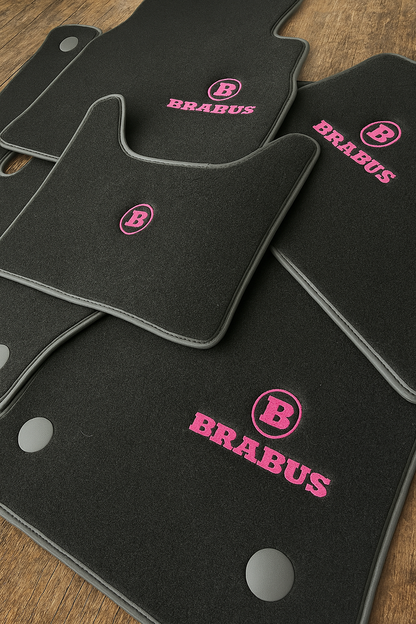 Brabus Fußmatten Set Maßgeschneidert Velour Premium Matte