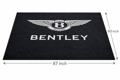 Bentley Garagen Teppich 150x220 cm Luxus Auto Teppich Garage Wohnzimmer Showroom Rug