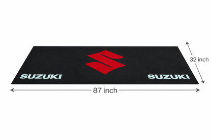 Suzuki Motorrad Teppich 75x220 cm Garage Teppich Motorrad Display Rug Werkstatt Dekor