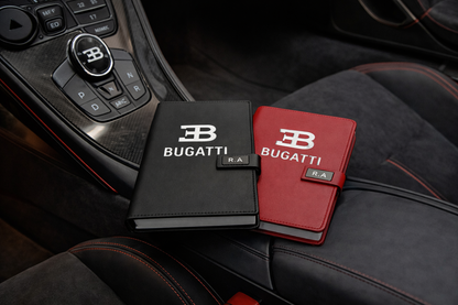 Bugatti Tagebuch Notizbuch Personalisierbaren Initialen