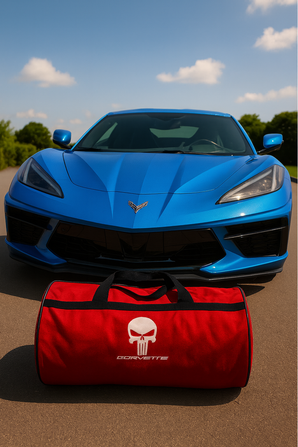 Luxury Corvette Reisetasche Kofferraum Tasche 30×50 cm