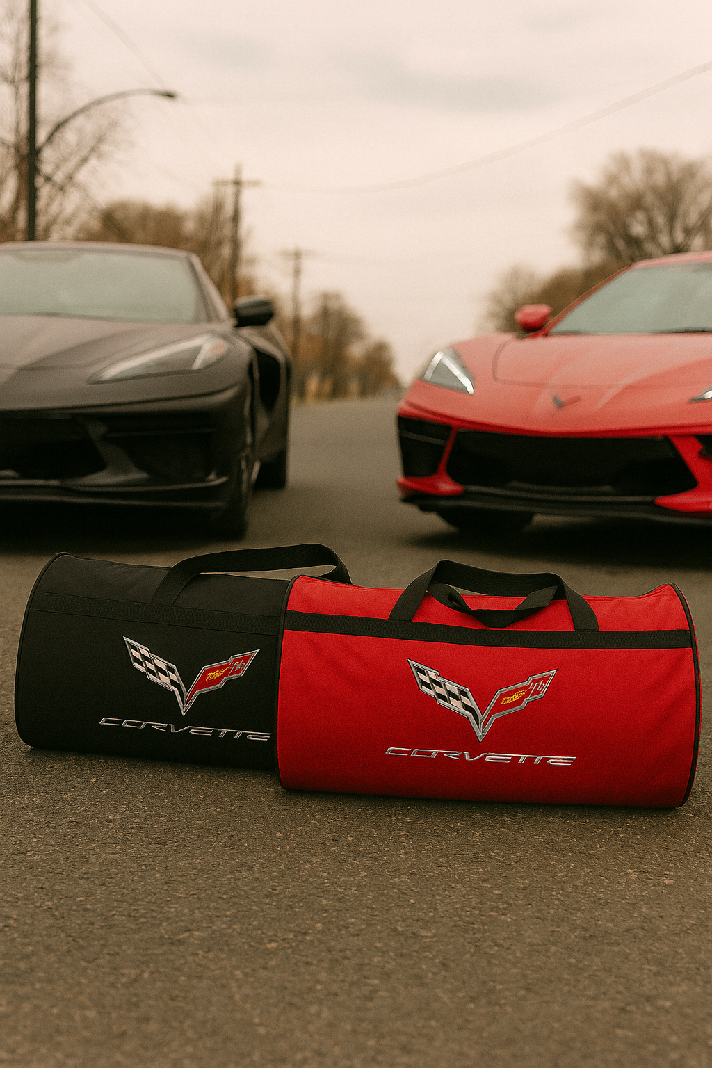 Luxury Corvette Reisetasche Kofferraum Tasche 30×50 cm