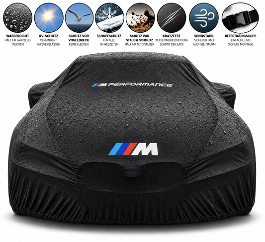 BMW M Performance Außenabdeckung – Wasserdicht & Passgenau für M2, M3, M4, M5, M6, M8
