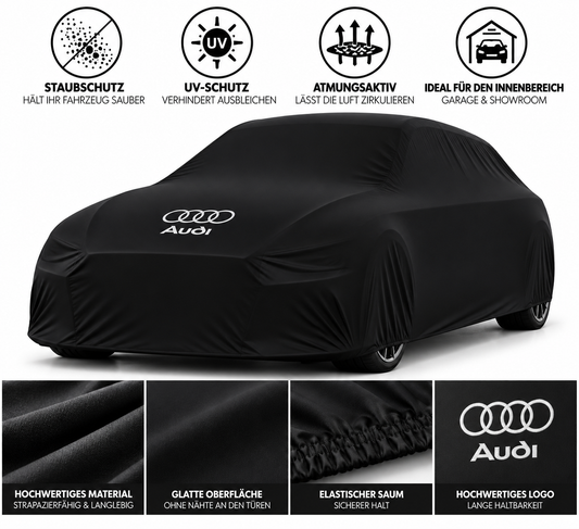 Audi Autoabdeckung Indoor & Maßgeschneidert für alle Modelle