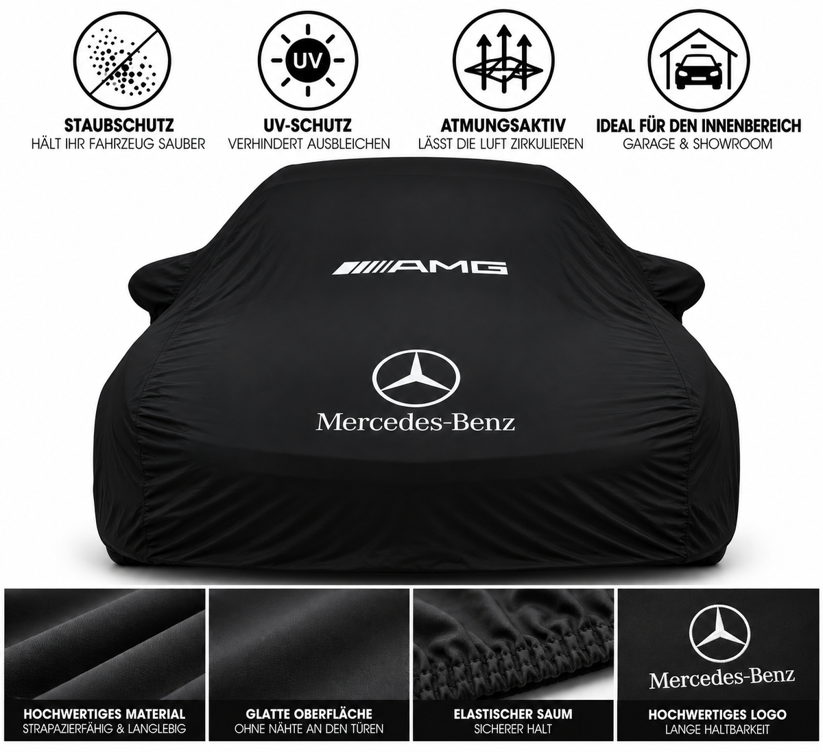 Mercedes Benz Autoabdeckung Indoor & Maßgeschneidert für alle Modelle