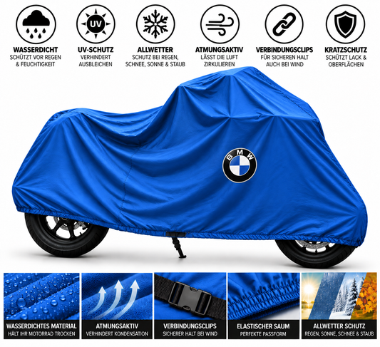 BMW Motorrad Outdoor Schutzabdeckung Regen-, Sonne- & Staubschutz