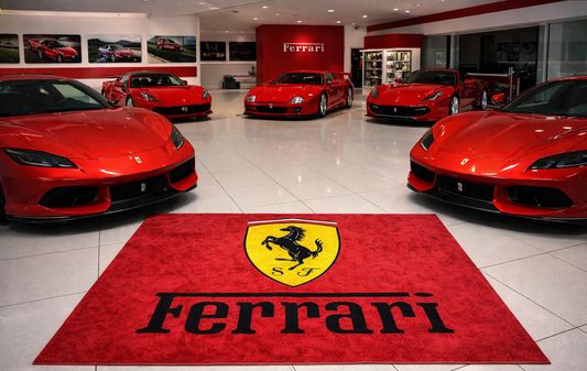 Ferrari Luxury Teppich 150 × 220 CM Wohn, Garagen & Display Teppich