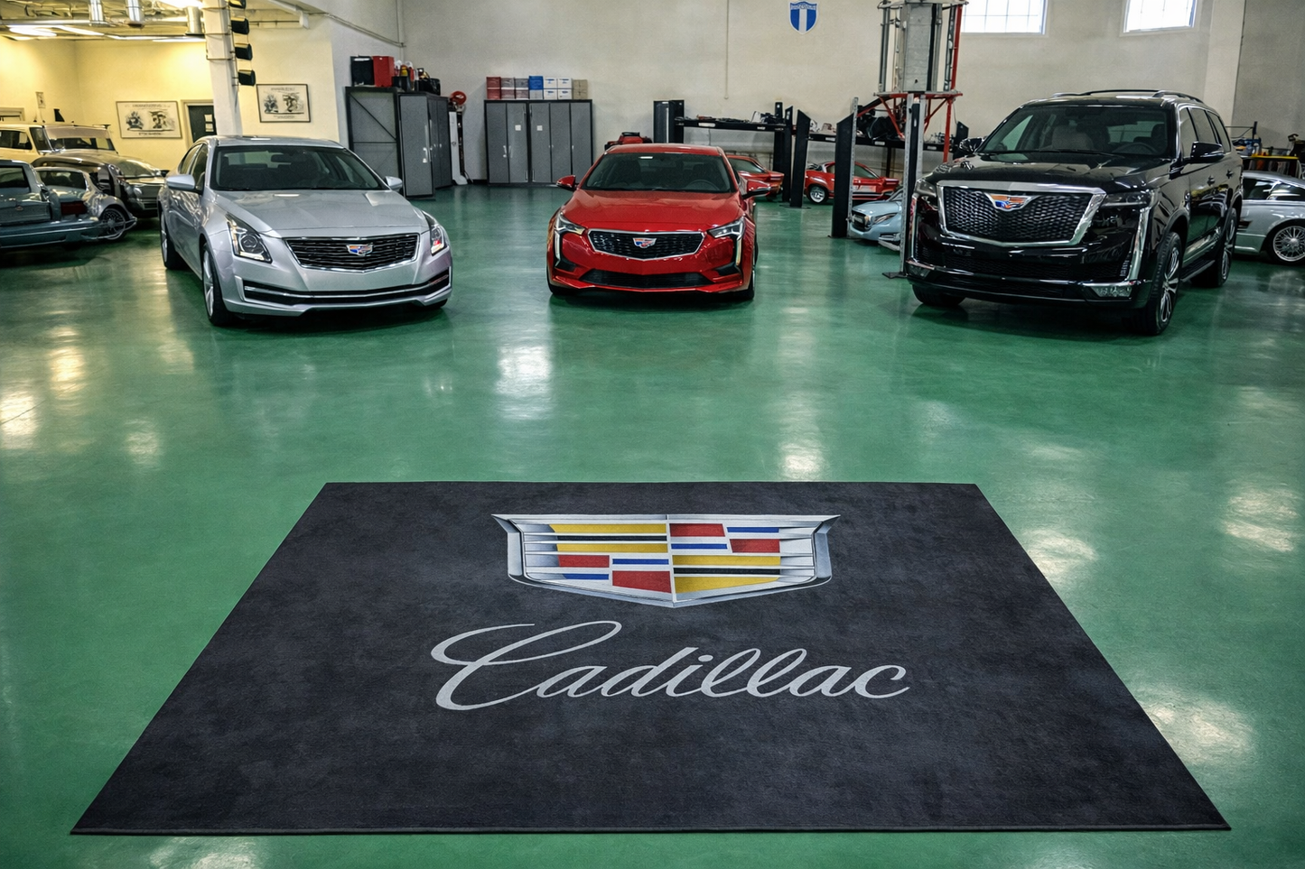 Cadillac Luxury Teppich 150 × 220 CM Wohn, Garagen & Display Teppich