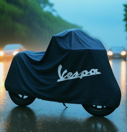 Vespa Motorrad Schutzabdeckung für den Außenbereich – Widerstandsfähig gegen Regen, Sonne & Staub