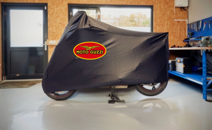 Moto Guzzi Motorrad Schutzabdeckung für den Außenbereich – Widerstandsfähig gegen Regen, Sonne & Staub
