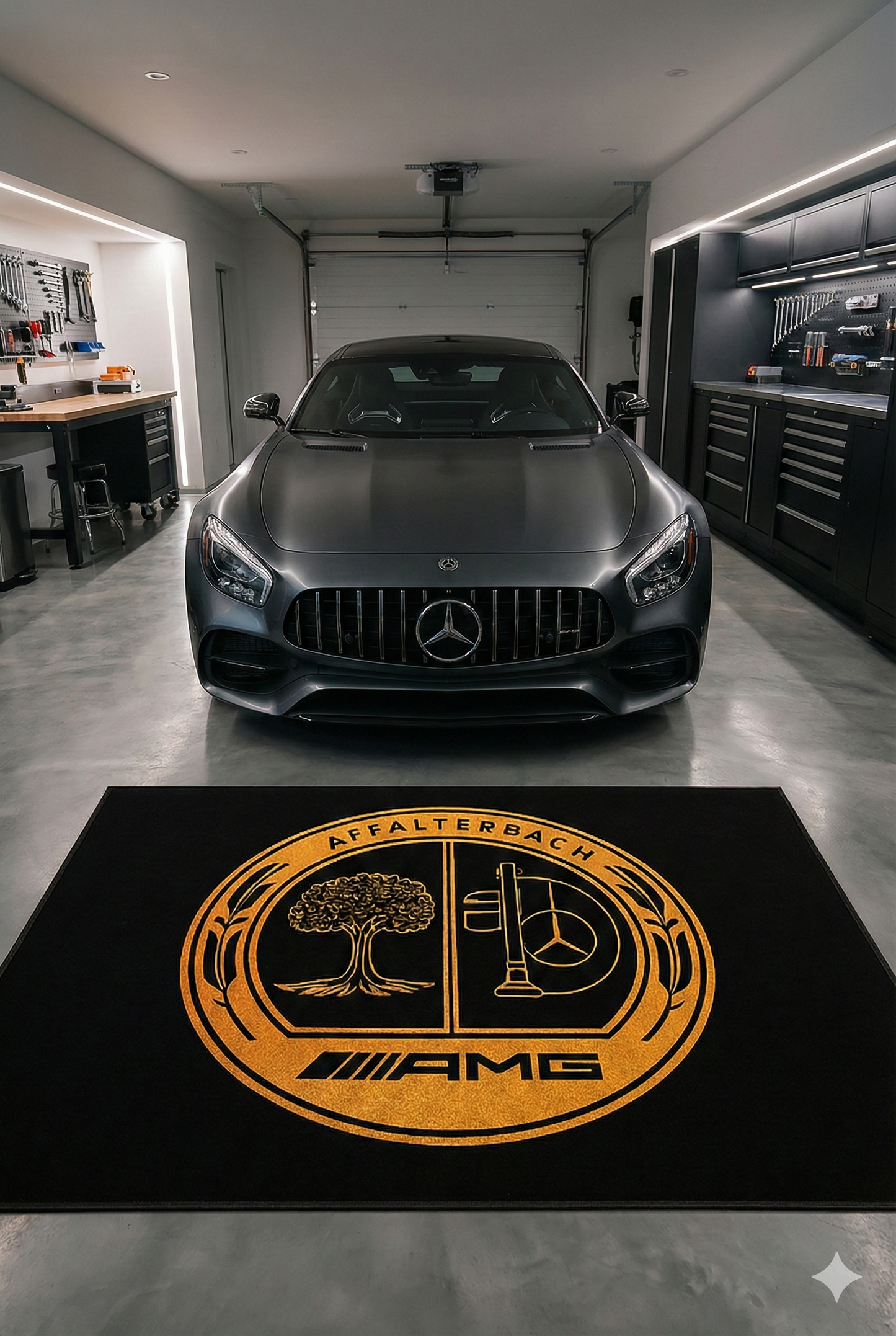 Mercedes Benz AMG Luxury Teppich 150 × 220 CM Wohn, Garagen & Display Teppich