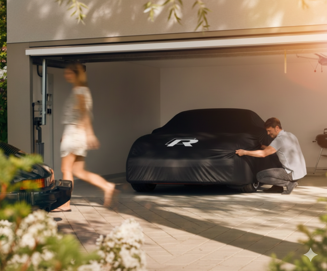 VW GOLF R Autoabdeckung Indoor & Maßgeschneidert für alle Modelle