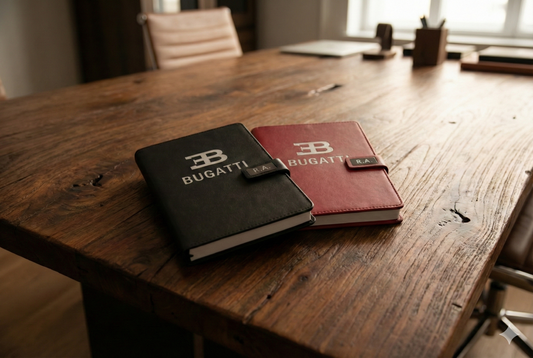 Bugatti Tagebuch Notizbuch Personalisierbaren Initialen