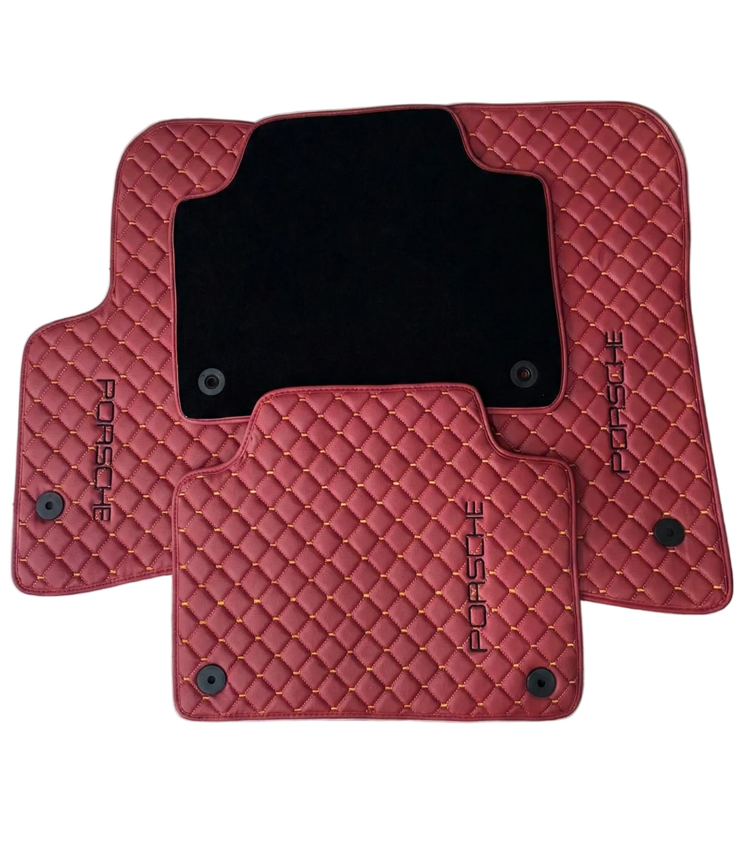 Porsche Leder Fußmatten Maßgeschneidert