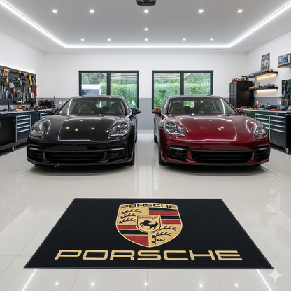 Porsche Luxury Teppich 150 × 220 CM Wohn, Garagen & Display Teppich