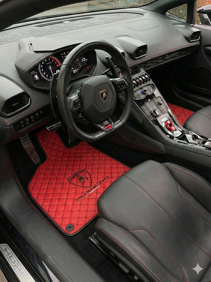 Lamborghini Huracan Leder Fußmatten