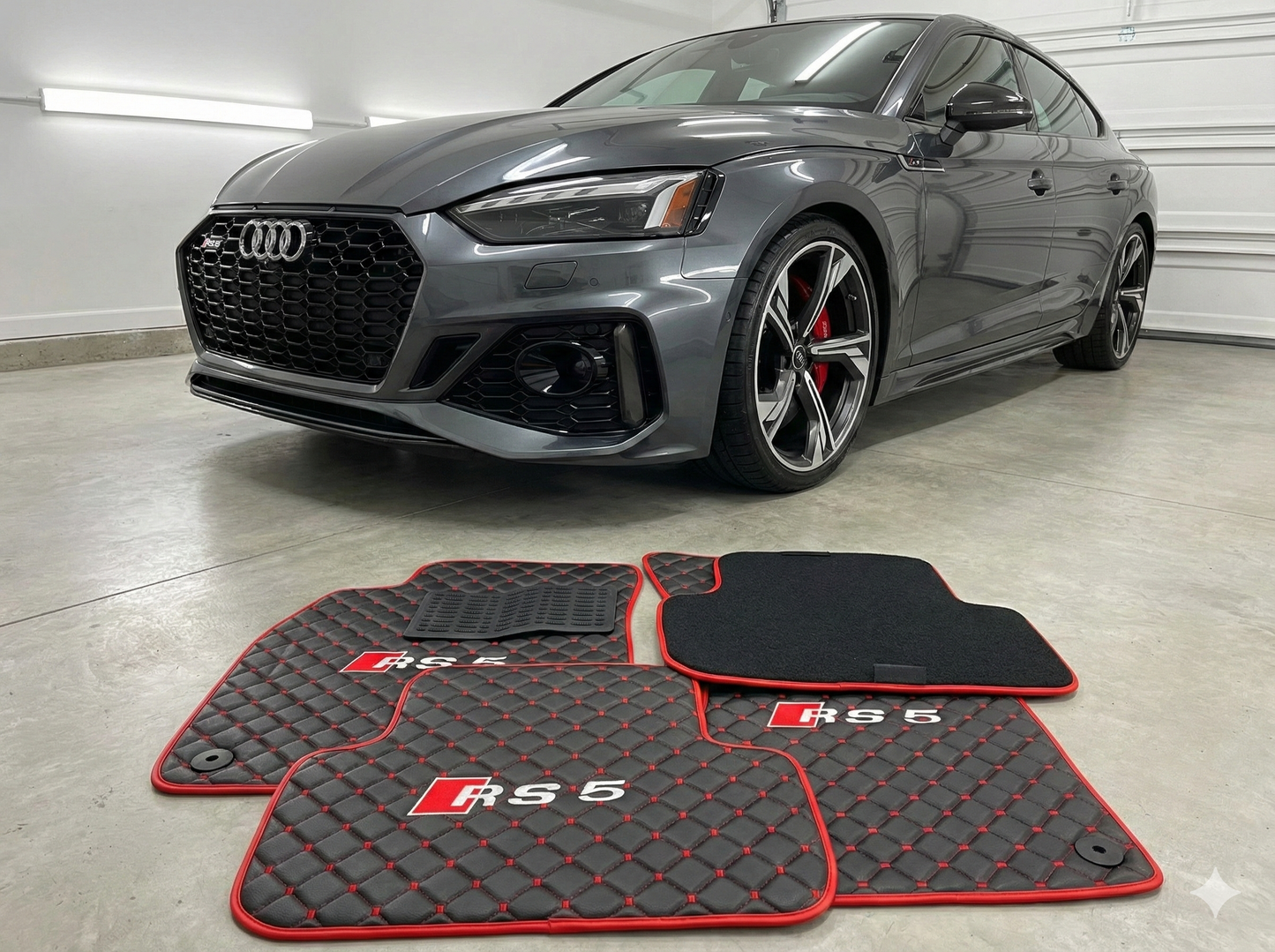 Audi RS5 Leder Fußmatten