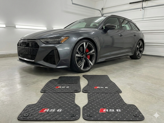 Audi RS6 Leder Fußmatten