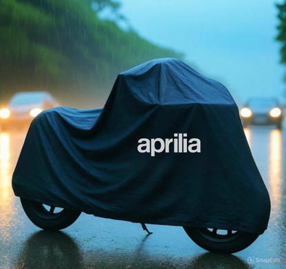 Aprilia Motorcycle Protective Outdoor Cover – Rain, Sun & Dust Resistant