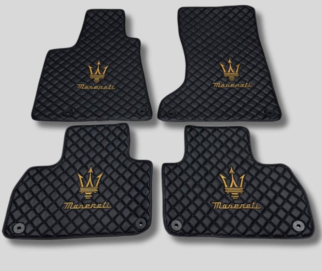 Maserati Leder Fußmatten Maßgeschneidert für alle Modelle